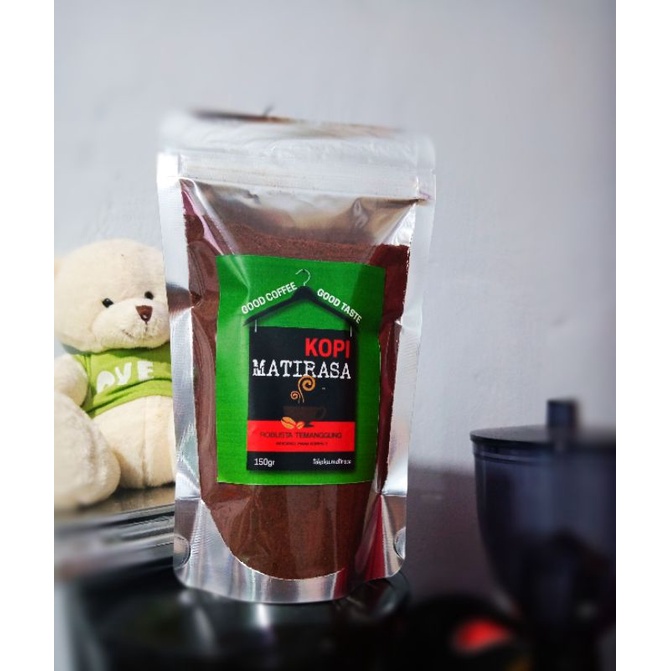 

KOPI ROBUSTA TEMANGGUNG KEMASAN 150GR/PREMIUM/GILING SENDIRI/ROASTING/ASLI KOPI BUBUK/NO CAMPURAN/MURNI