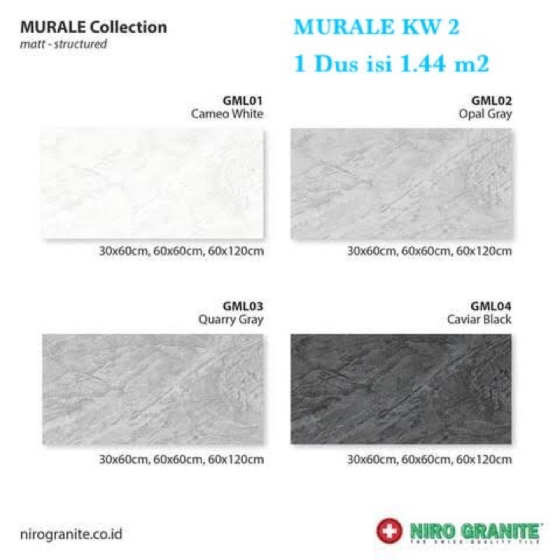 Niro Granite Murale Series (KW2) 60 x 120