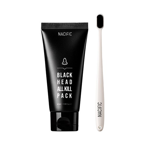 Nacific Blackhead All Kill Pack 40ml Full Size Free Kill Brush BPOM