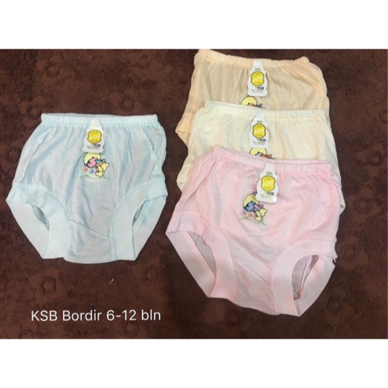 6 PCS !!! Celana pop bayi unisex 0 - 12 bln / Celana kodok bayi polos bordir full print MEY MEY