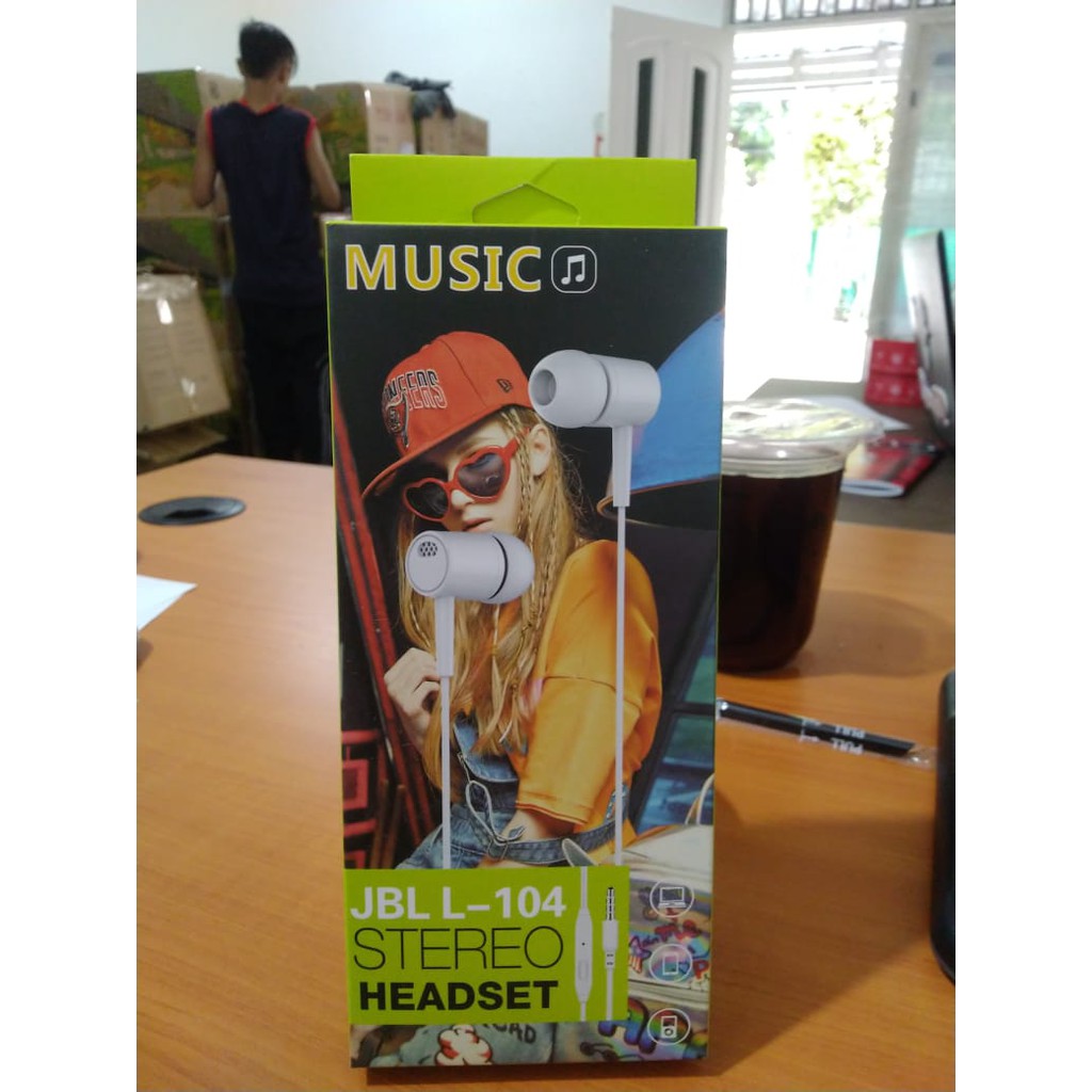 (HSC)Headset JBL- 104 Stereo berkualitas murah grosir