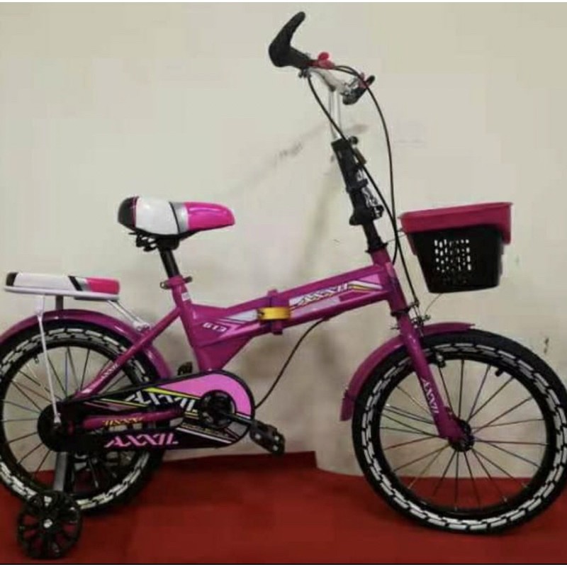 Sepeda Lipat Axxil 16 inch anak termurah bisa kredit garansi murah cicilan cicil COD NEW gojek grab-2