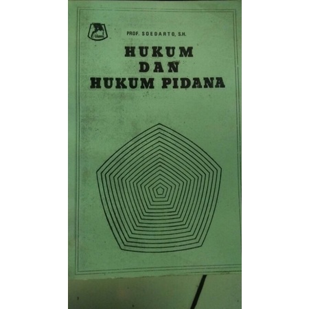 hukum dan hukum pidana prof sudarto
