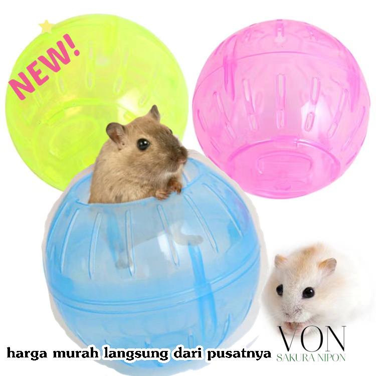 Mainan Bola hamster jogging wheel ball