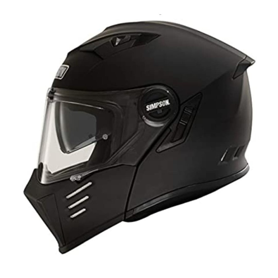 SIMPSON DARKSOME MODULAR BLACK MATTE | HELM MOTOR MODULAR