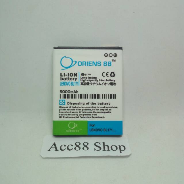 Baterai Batre Battery Double Power OR88/Oriens88 BL171 - A390 A356