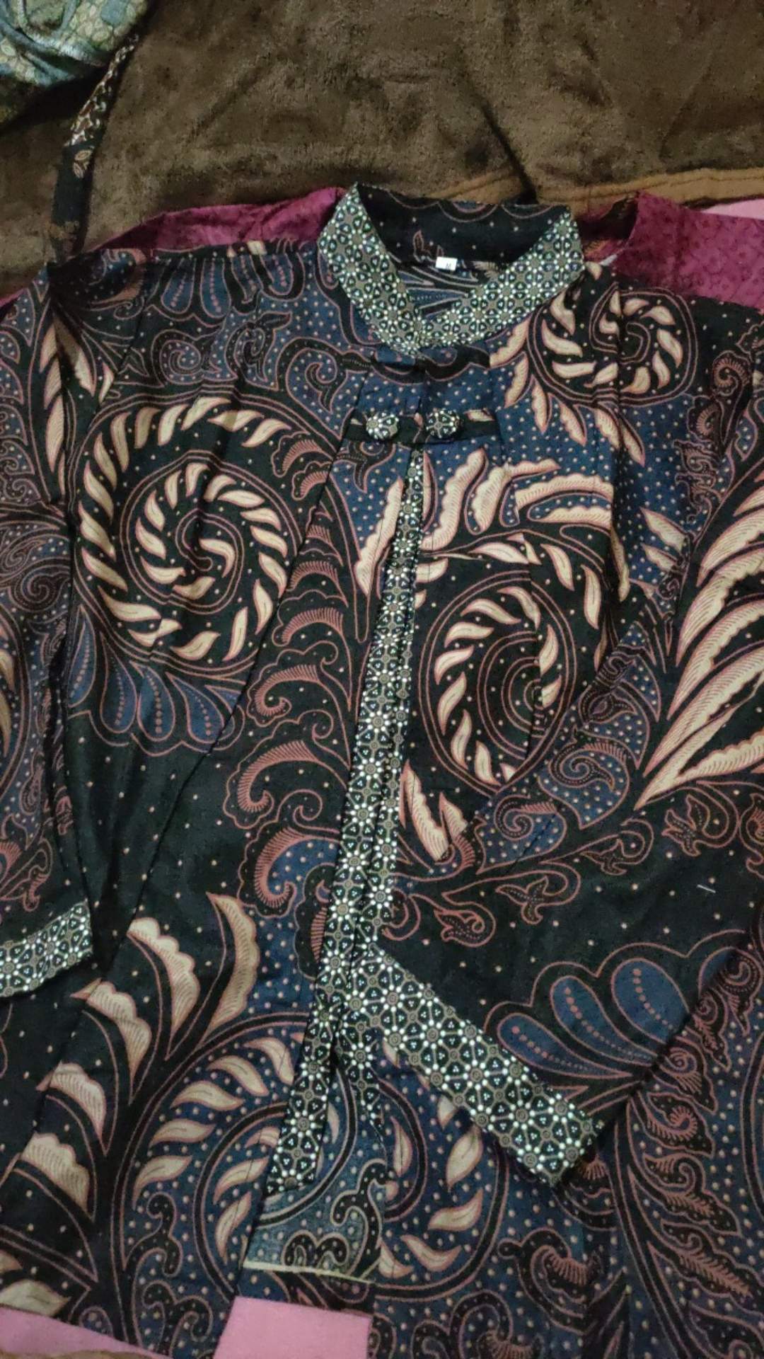 Batik Wanita Asj Sa Hrb026 Kenongo Kemeja Tosca Pendek