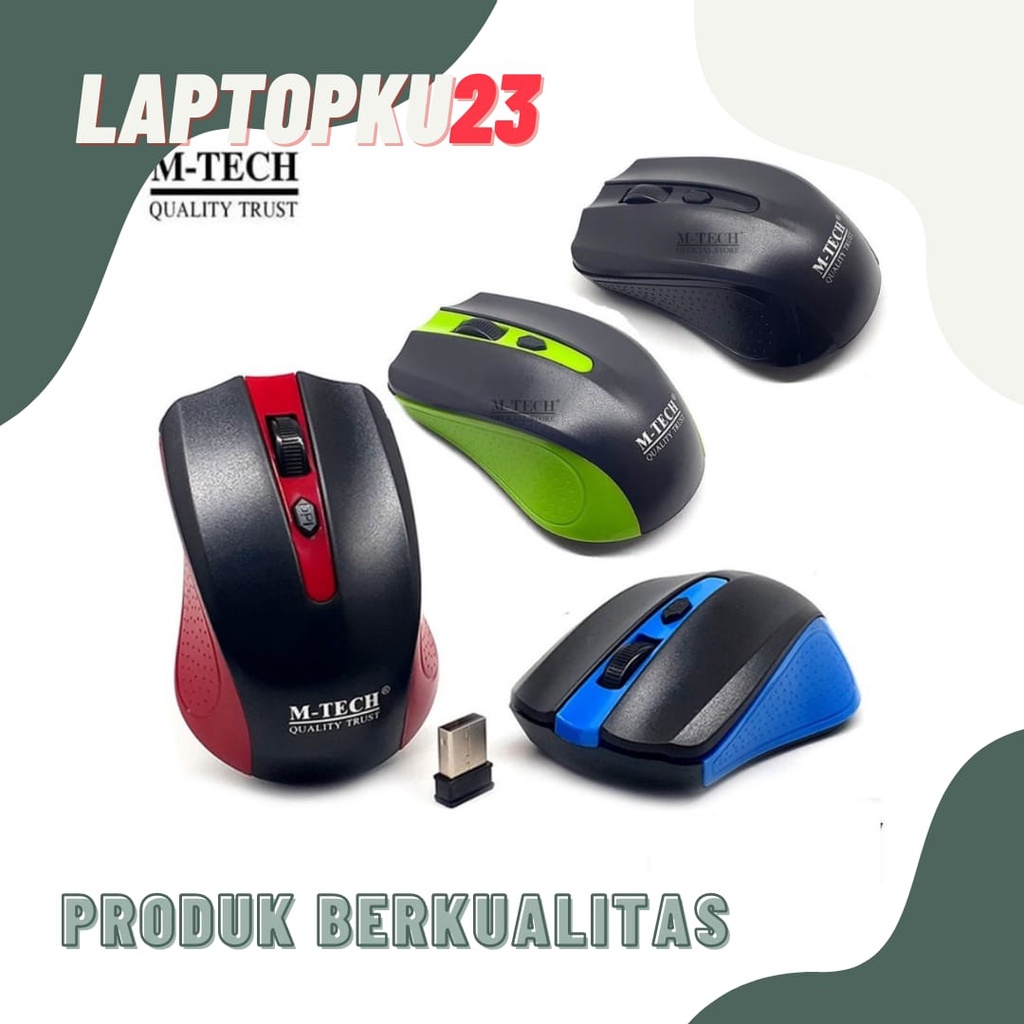 Mouse M-Tech Original Mouse Wireless 6005 Berkualitas