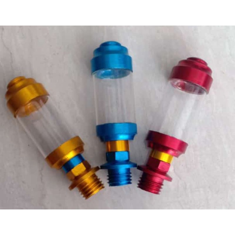 Tutup oli mesin tutup oli variasi tabung kaca transparan universal Honda yamaha