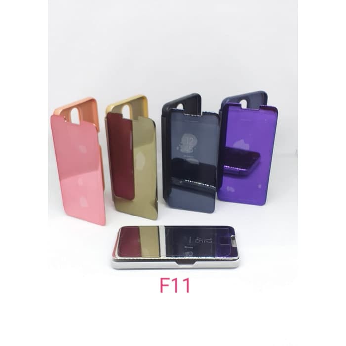 Flip Mirror Cover Clear View Type Oppo A91/Reno 3/F15/A92/A52/A72/A7/A5S