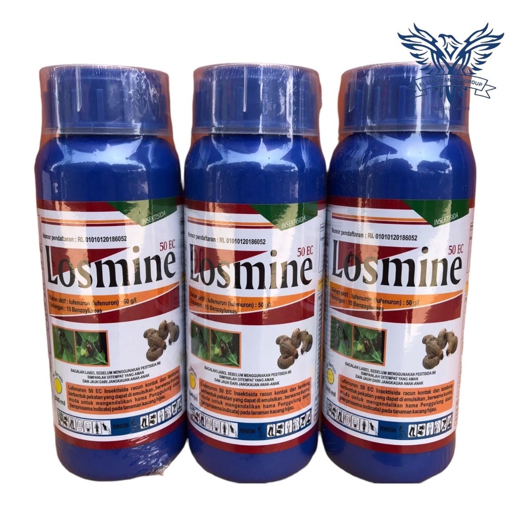 Insektisida Losmine 500ml Bahan Aktif Lufenuron 50g/l Pembasmi Hama Ulat penggulung Daun Match 50 Toxedone Fenite