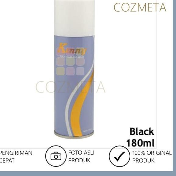 ➶ Kenny Black Color Hair Spray 180ml Hairspray Warna Hitam ℗