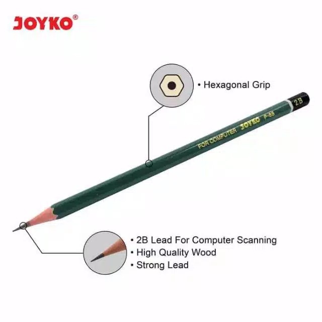 

Menakjubkan Joyko Pencil 2B For Computer Gilaa!!!