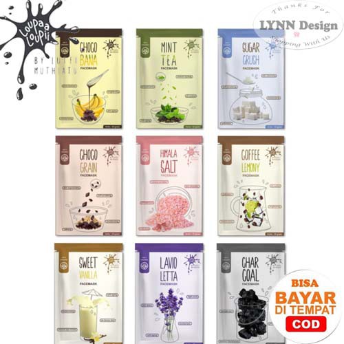 [RESMI] MASKER ORGANIK LOUPAA LOUPII 25 GR GROUP HELLONOONA_Lynn Design