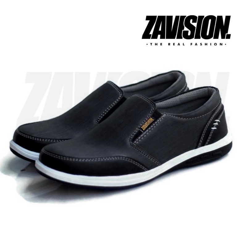 sepatu kulit pria original zavision sepatu kerja sepatu casual fashion Z-04