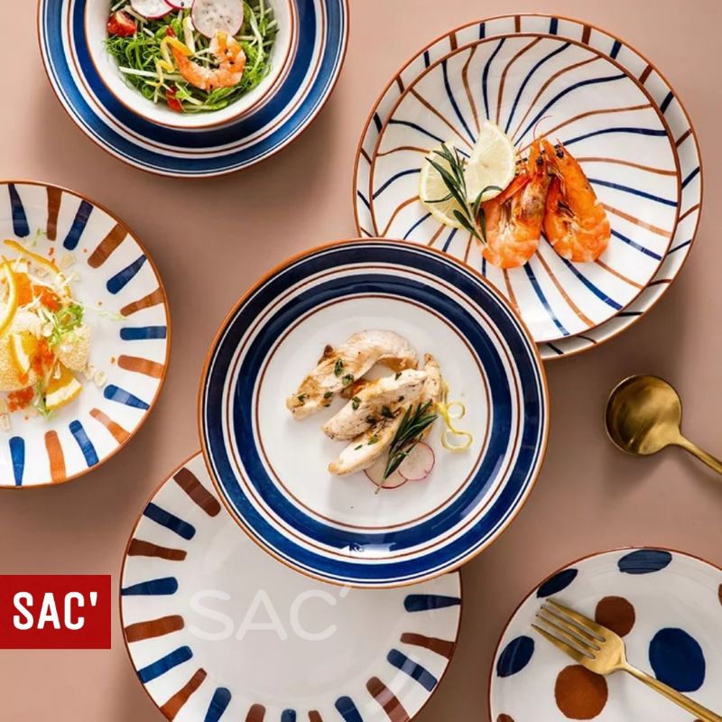 TATSU Japanese Style Dinner Plate Piring Makan Ala Jepang Keramik-3