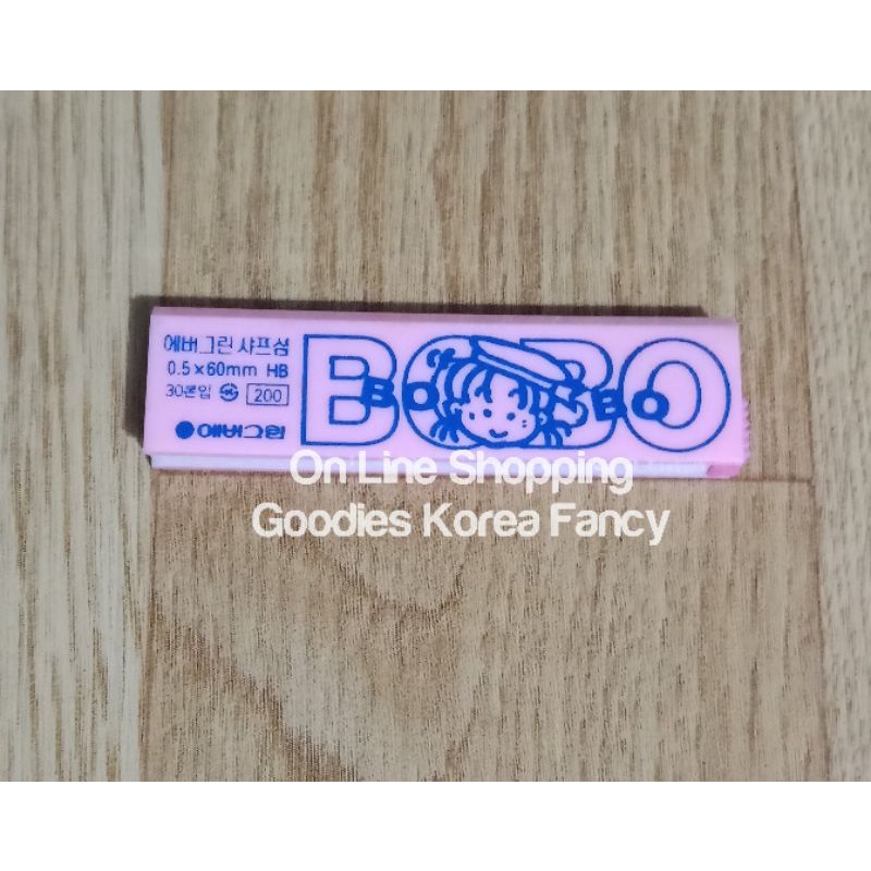 

Isi Pencil Mekanik HB 0.5mmx60mm, 30pcs BoBo Ori Korea Ready Stock