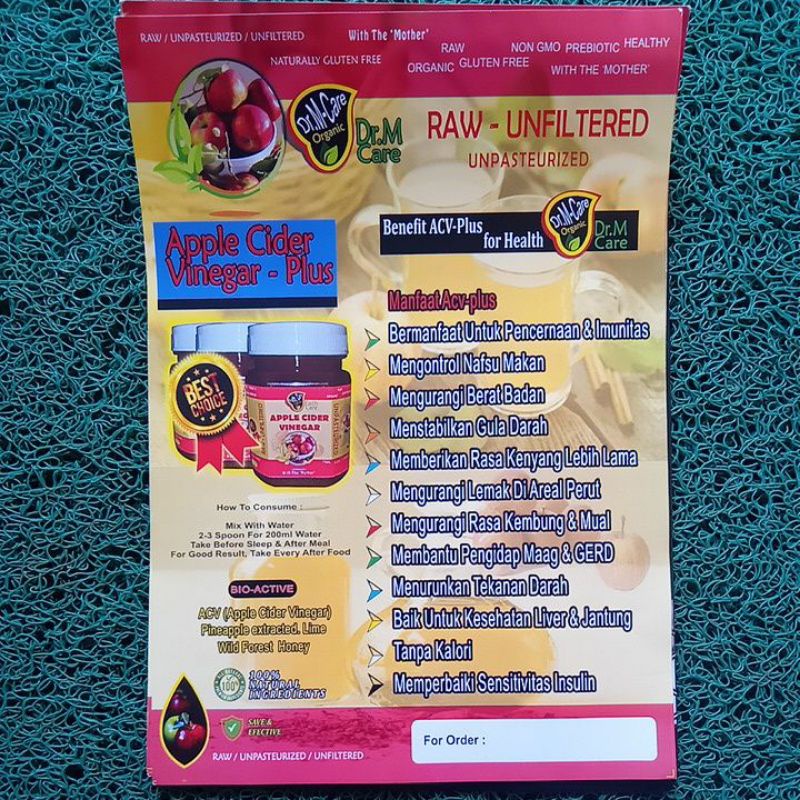 

Ramuan Herbal Asam Lambung & Gerd Serta Diet Alami (ACV-Plus)