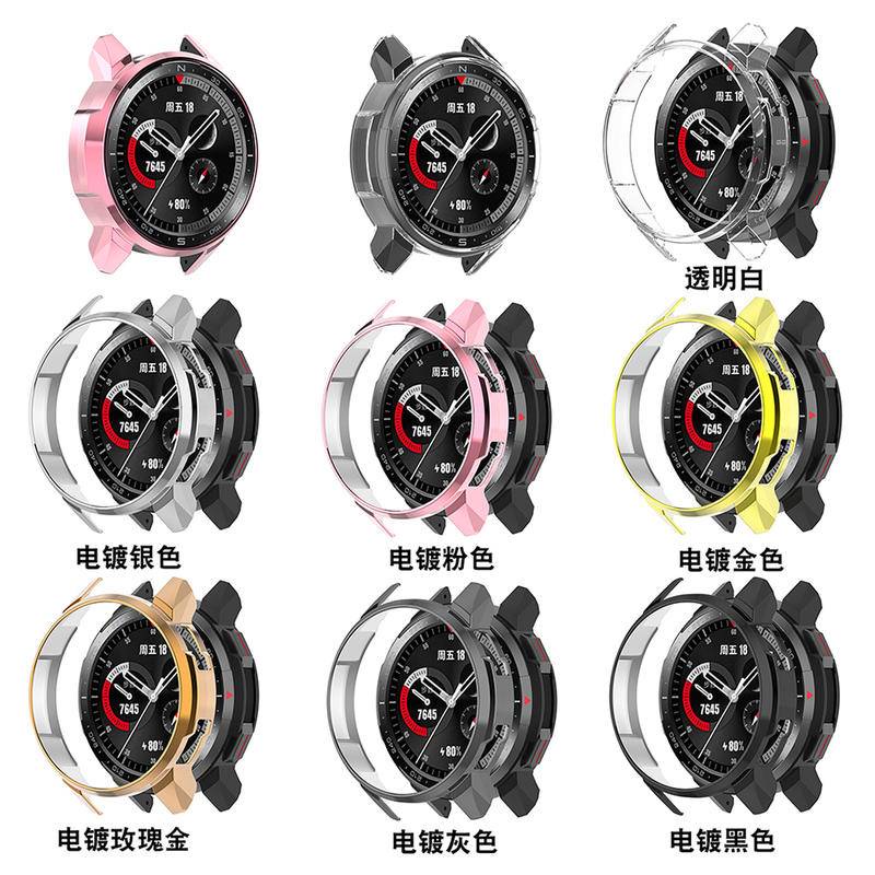 Casing Pelindung Bumper Plating Bahan PC Untuk Huawei Honor Watch GS Pro