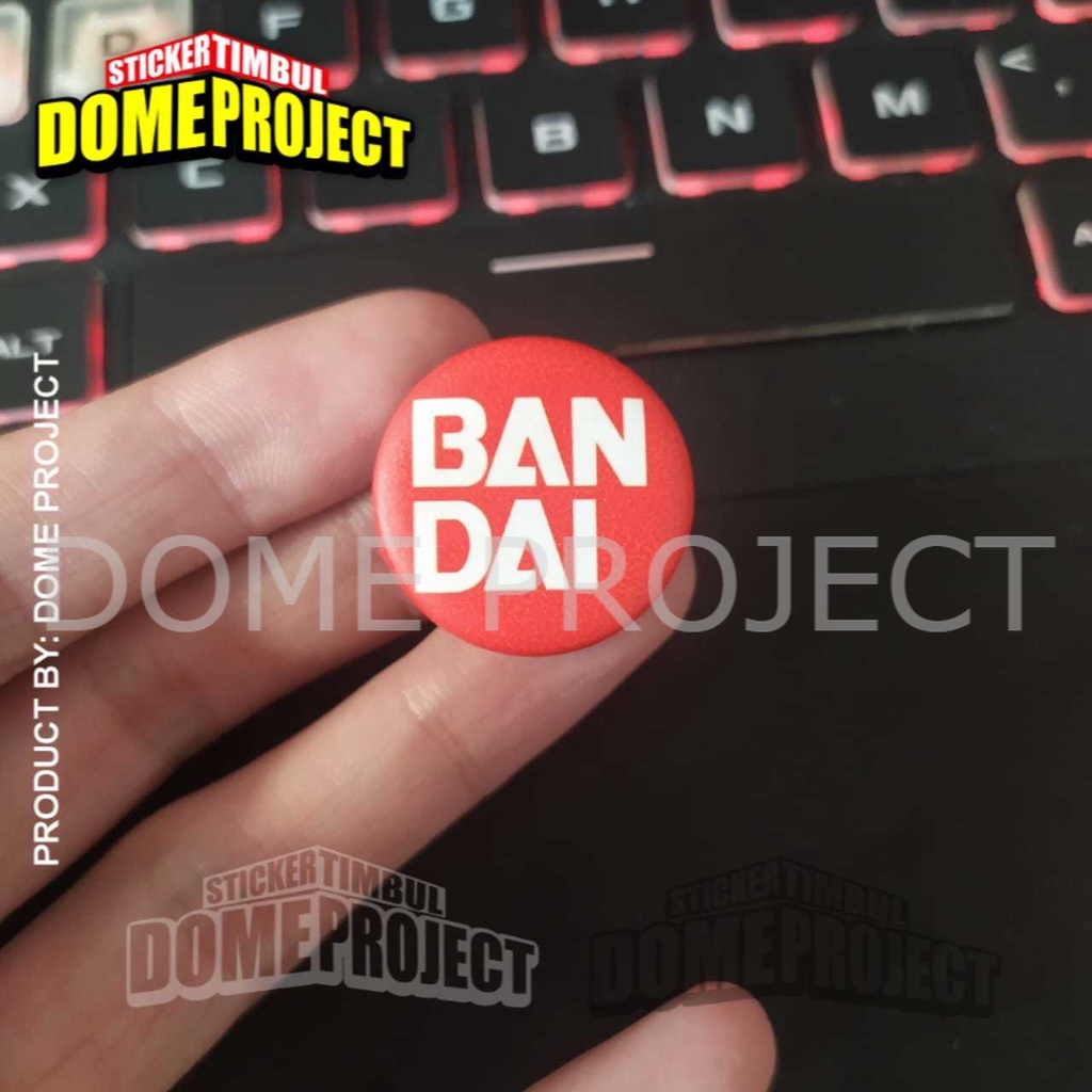 BANDAI PIN PENITI 25MM BUTTON PIN AKSESORIES ROMPI AKSESORIES TAS