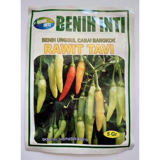 Benih Biji Cabai Cabe Rawit Putih RAWIT TAVI Pack - Benih Inti