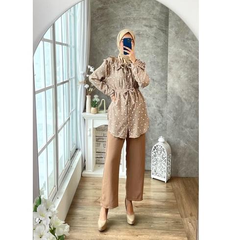AIKO ONE SET SHAKILA MOTIF PITA KOREAN SETCEL CRINKLE JUMBO XXL PITA TALI MUSLIM POLOSPGMTA BUMIL BU