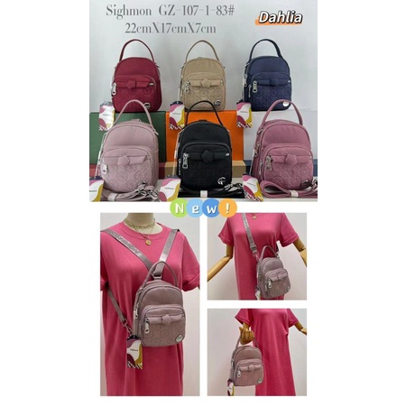 TAS SELEMPANG MINI WANITA SIGHMON TERBARU 107 "DAHLIA"