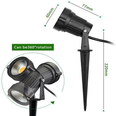 [WS] LAMPU TAMAN TANCAP TEMPEL 5WATT/3WATT MODEL MATA DAN COB OUTDOOR WATERPROFF / SPOTLIGHT