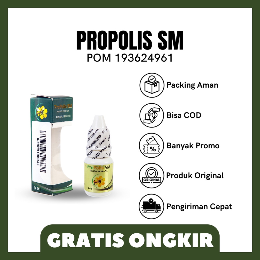 Propolis SM Obati Gigi Berlubang, Bau Mulut, Sakit Gigi