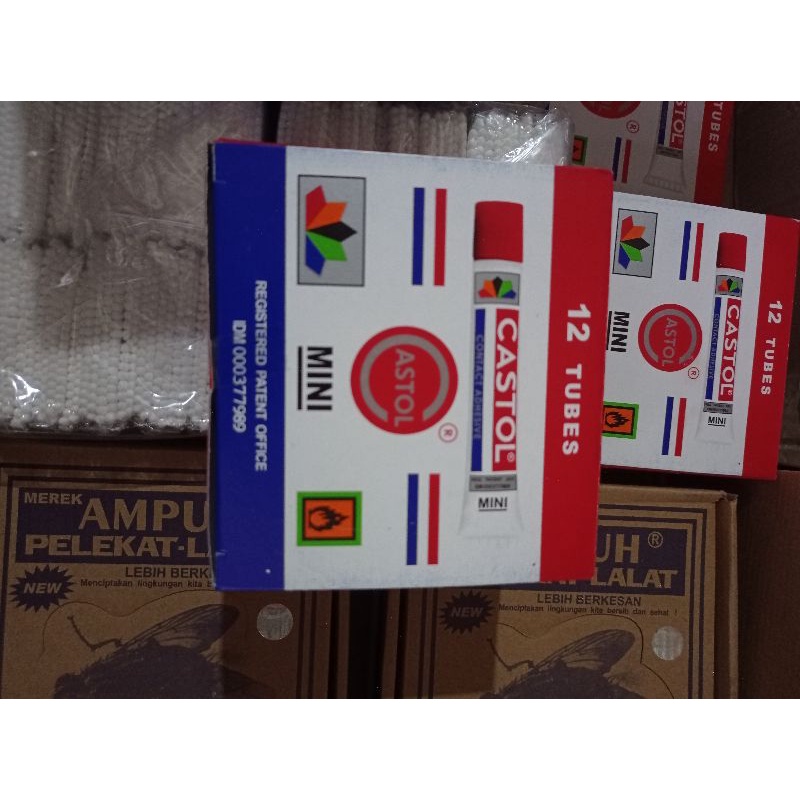 Lem Castol Asli Original Mini Sedang Contact Adhesive 14 ccm 21ccm Sepatu / Lem Karet / Lem Sepatu Sandal