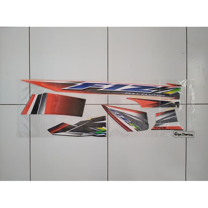 Striping Sticker Lis Fiz R Full Clutch 2003 2004 Hitam Orange