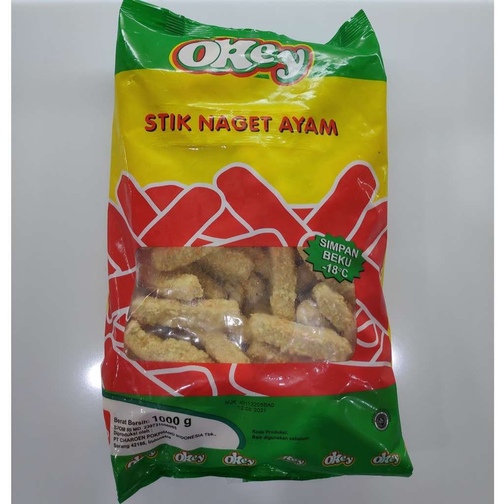 

Nugget Stick Okey 1kg dan 500gr Okey Nugget Stik