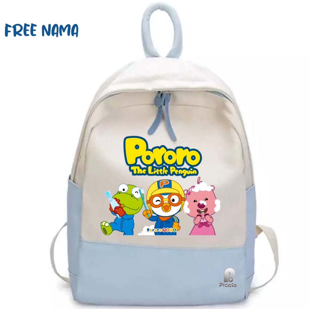 Tas Sekola Anak-anak SD Tas Backpack pororo the little penguin