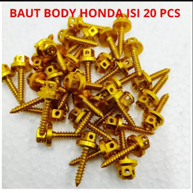 baut body honda isi 20 bahan cnc