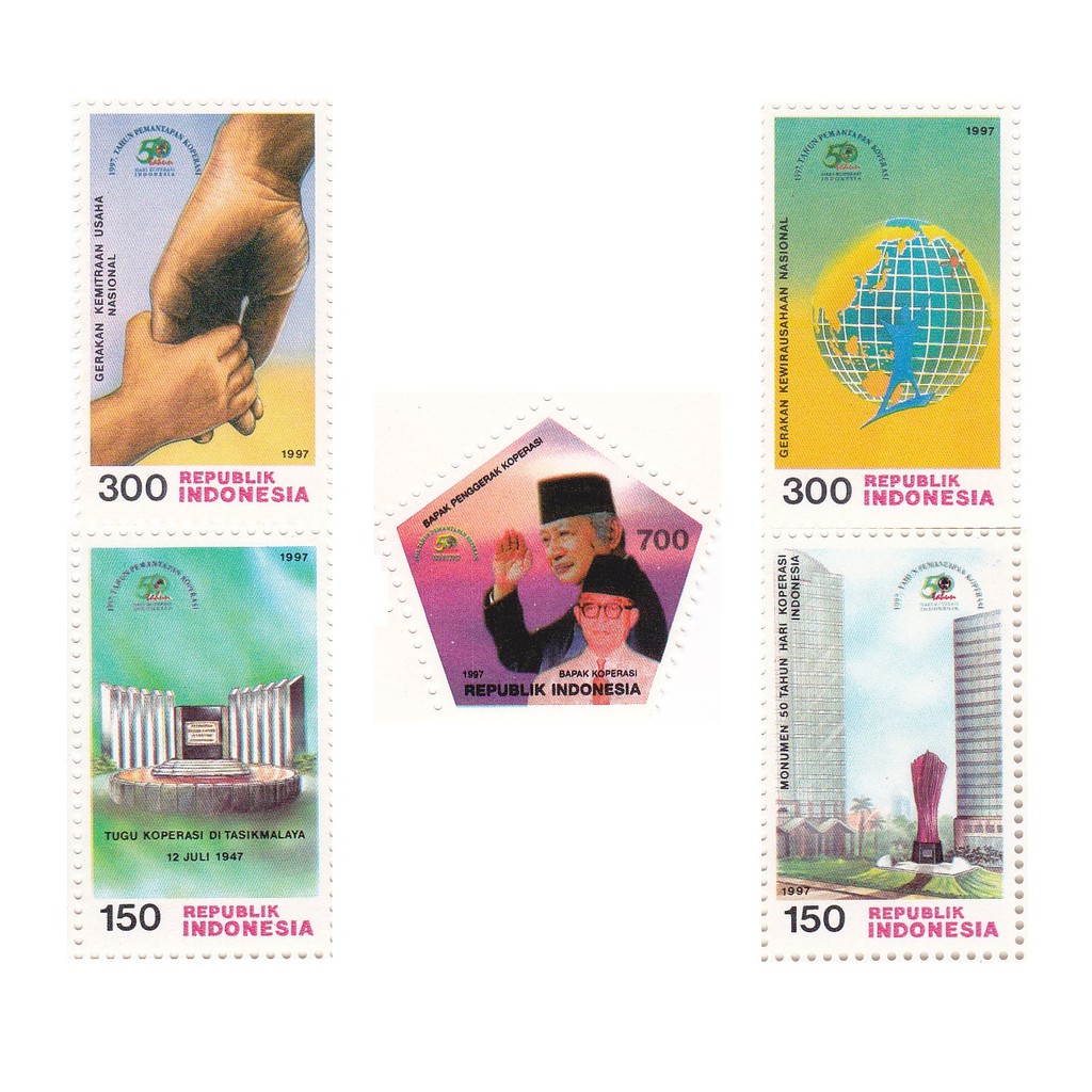

Perangko 50 Tahun Koperasi (1997)
