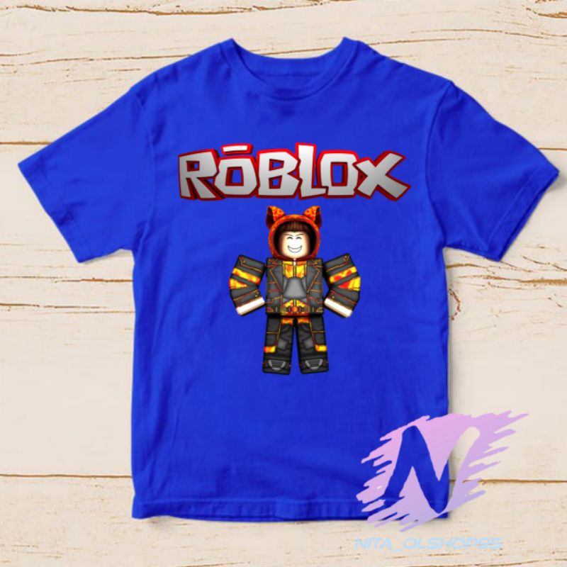 baju minicraft roblox kaos anak karakter boykids roblox Minecraft