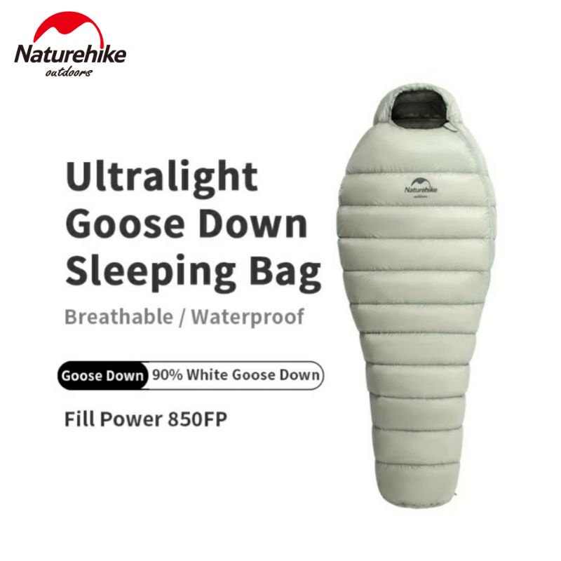 SLEEPING BAG MUMI BULU ANGSA NATUREHIKE FIREWORK 9 NH21YD001 KANTONG TIDUR TEBAL MUMMY GOOSE DOWN UL