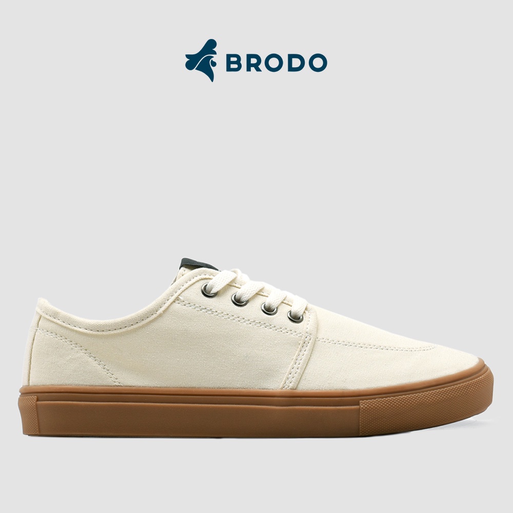 SNEAKERS PRIA SNEAKER BRODO ORIGINAL VTG OXFORD NATURAL WHITE