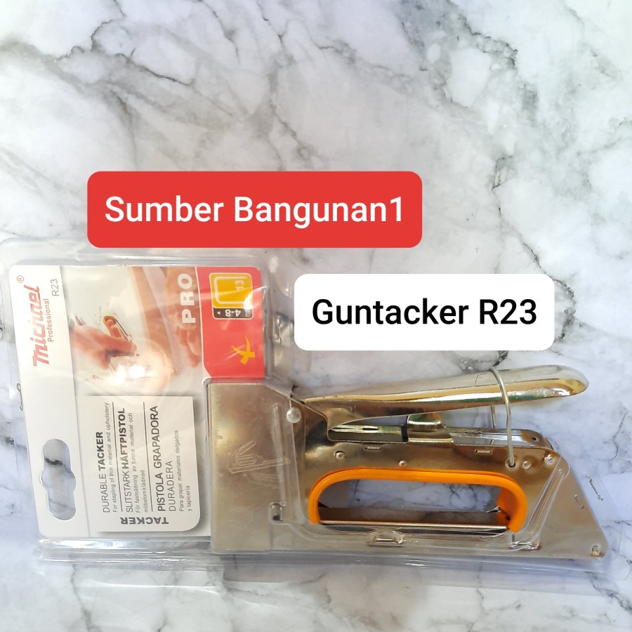 

Gun tacker R23 staples tembak stapler besar Guntacker