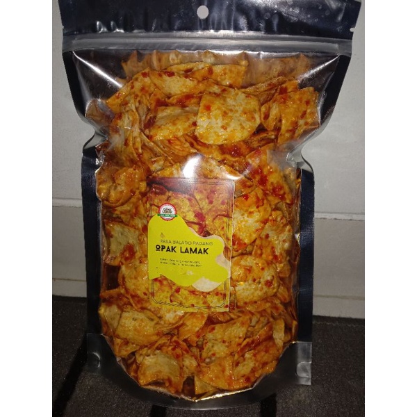 

Kerupuk Opak Rasa Balado Padang Kemasan Medium Asli Khas Padang (Bukittinggi)