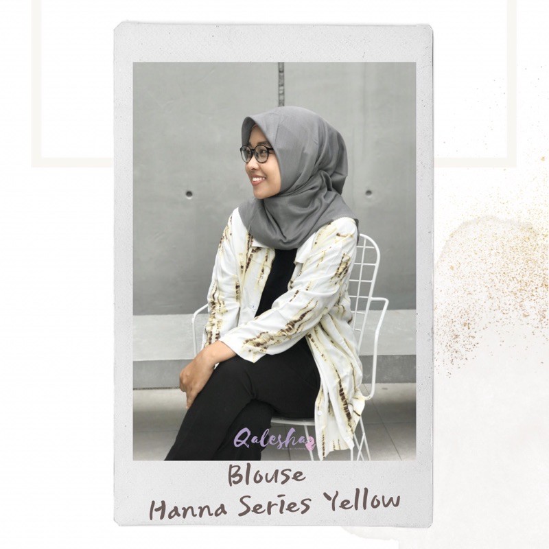 Kemeja Tie-Dye Hanna Series Qalesha hijab