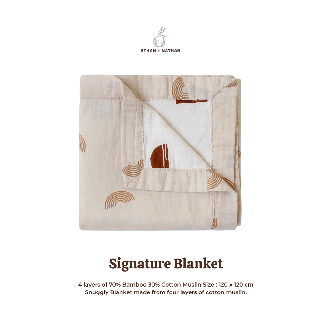 Ethan + Nathan - Baby Blankets Signature / Baby Blanket / Selimut Bayi