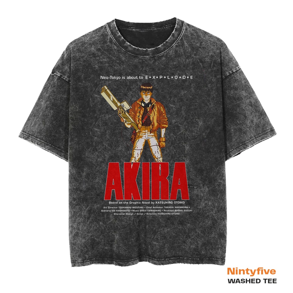 Kaos Anime Akira Movie Washed Tee