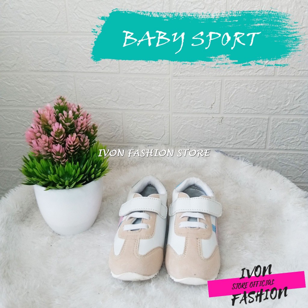 BABY SHOES/SEPATU BAYI SPORT MODEL PEREKAT UNTUK USIA 6-12 BULAN PRIA DAN WANITA MURAH BISA COD