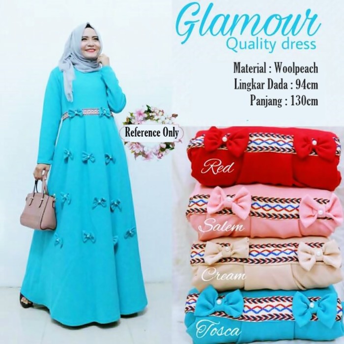 Busana Muslim Glamour Dress Koleksi Terbaru