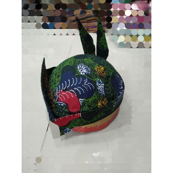 UDENG CAK SURABAYA BLANGKON KHAS SUROBOYO HIJAU UKURAN KEPALA 7