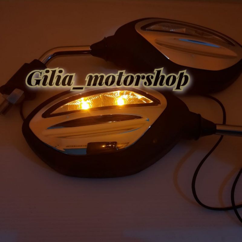 promo terbaru spion beat led mha lampu sein standar beat universal honda standar realview mirror