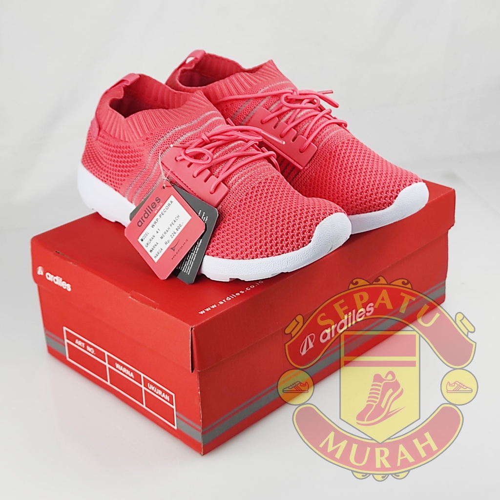 Sepatu Ardiles Wanita Pecora - merah Peach