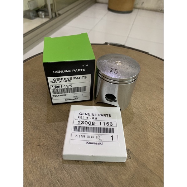 piston ninja B75 + ring original kawasaki