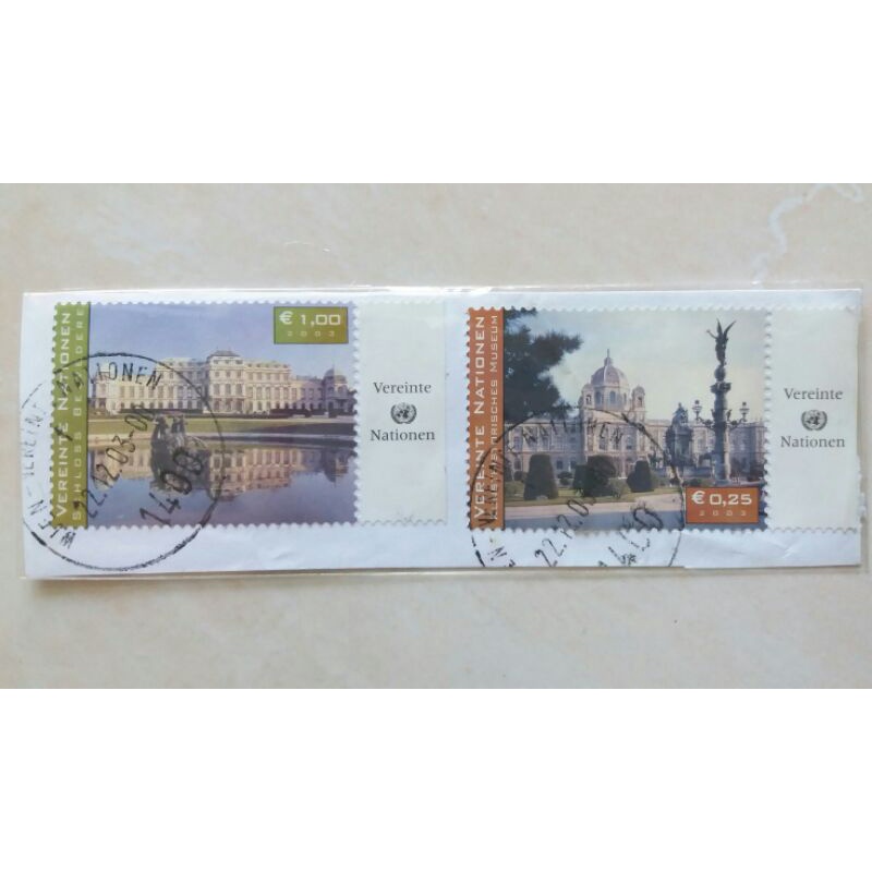 

Perangko Wina (UNO) Tahun 2003 Seri World Heritage Set 2pcs Used